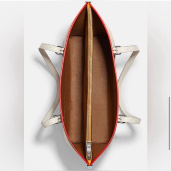 Coach Leather Jacquard Large Tote-Bundle Set - Picture 5 of 9